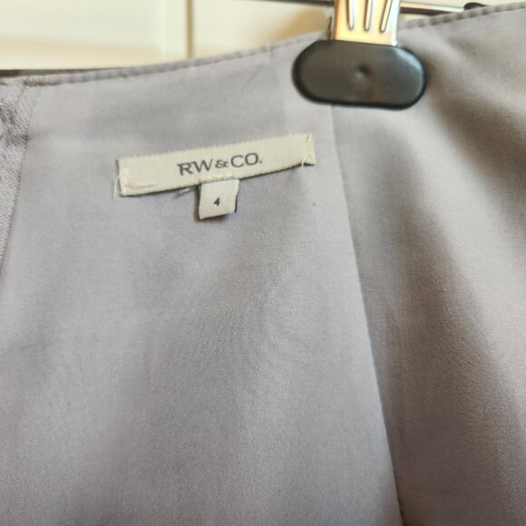 100% Cotton Sateen Skirt, fully lined, pockets. - Picture 4 of 7